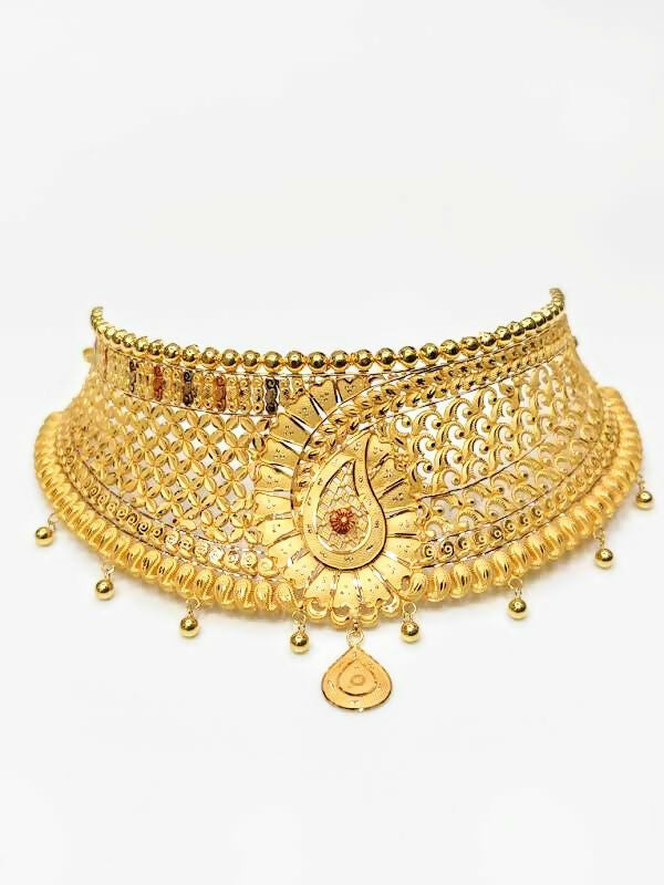 Gold Choker Sarafa Bazar India