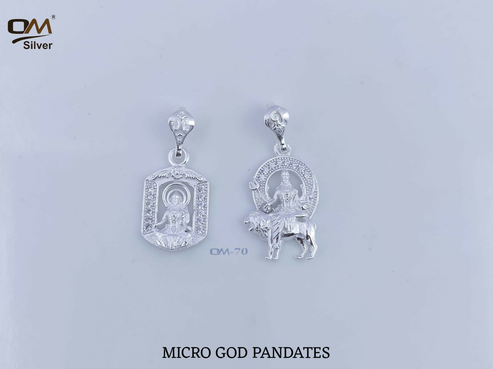 Silver Micro God Pendants Sarafa Bazar India