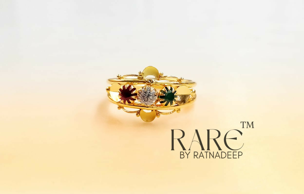 CZ Ladies Ring Sarafa Bazar India