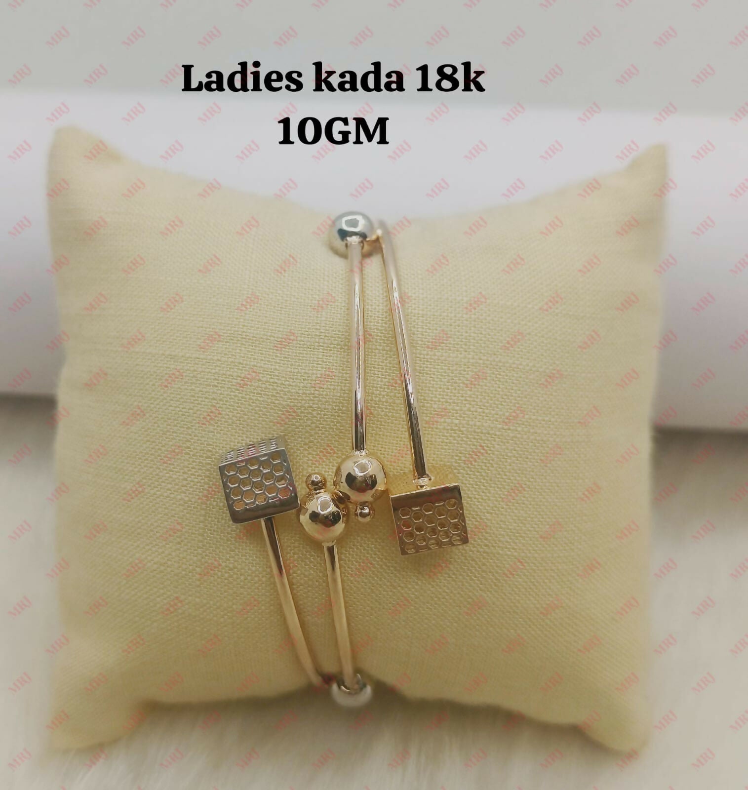 18kt Rose Gold Ladies Kada Sarafa Bazar India