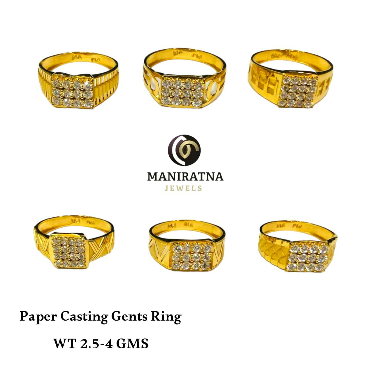 Paper Casting Gents Ring Sarafa Bazar India