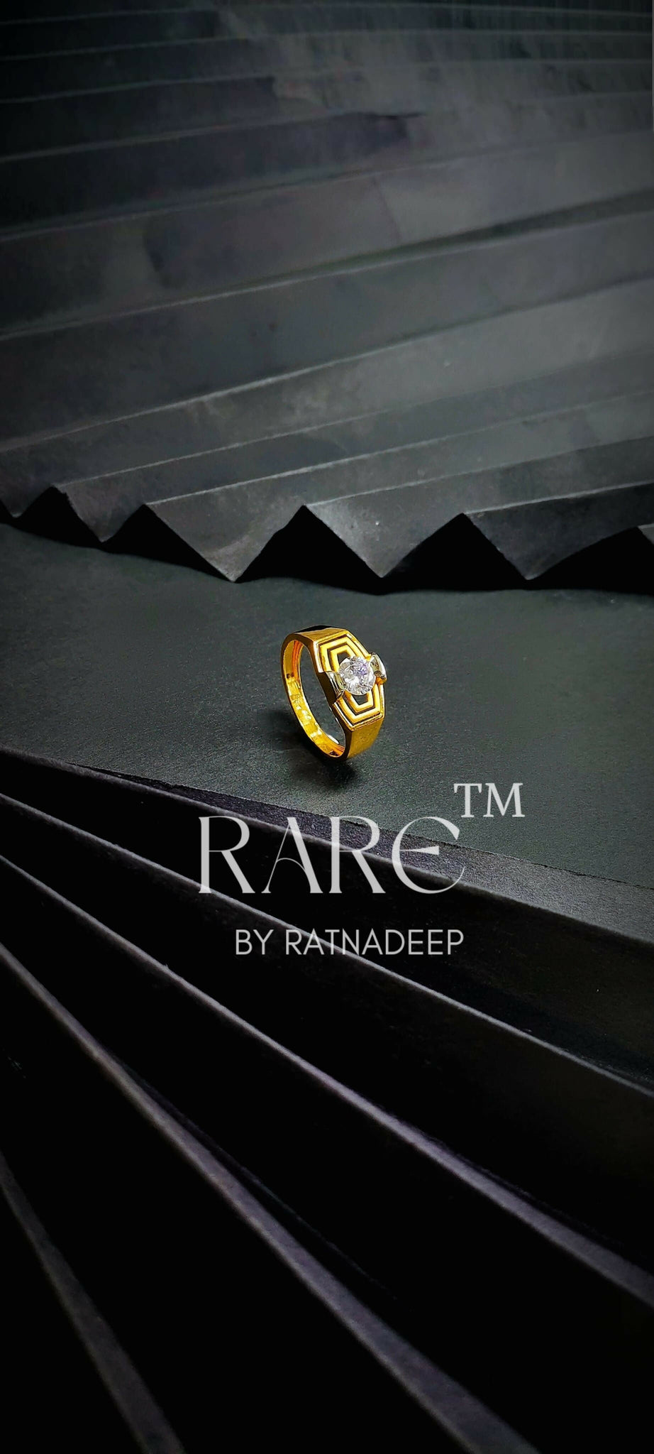 Solitaire Gents Ring Sarafa Bazar India