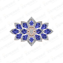 Elegant 14K Gold Natural Diamond Ring for Women Sarafa Bazar India