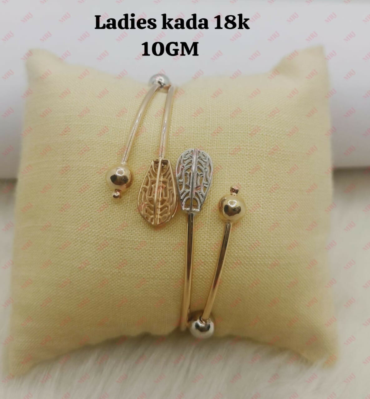 18kt Rose Gold Ladies Kada Sarafa Bazar India