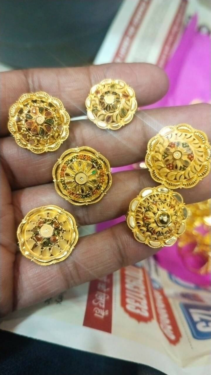 Gold Ladies Rings Sarafa Bazar India