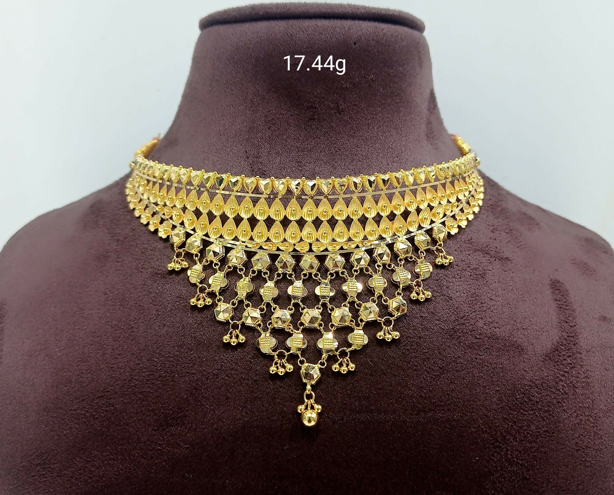 Gold Choker Sarafa Bazar India