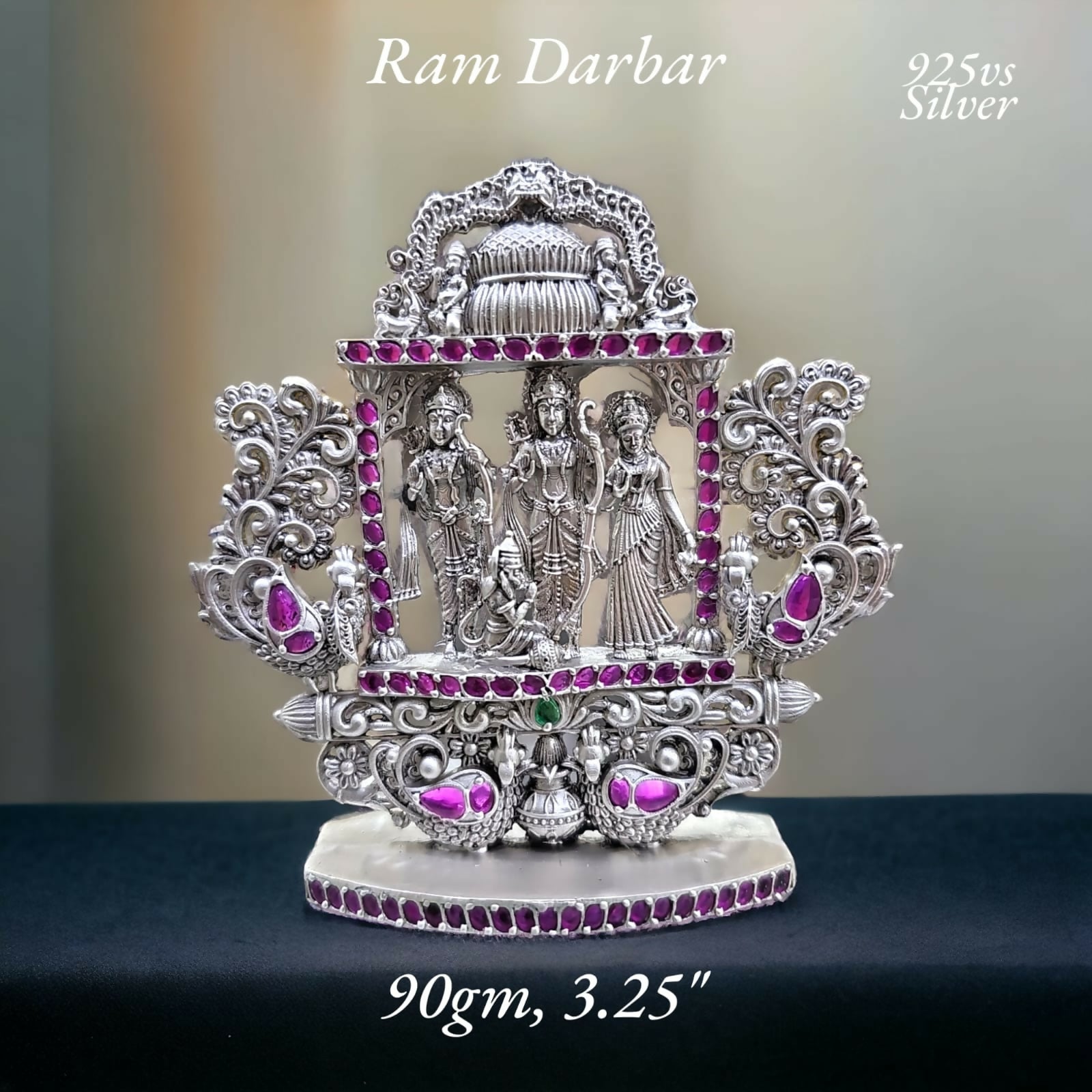 925 Silver Stone Ram Darbar Sarafa Bazar India