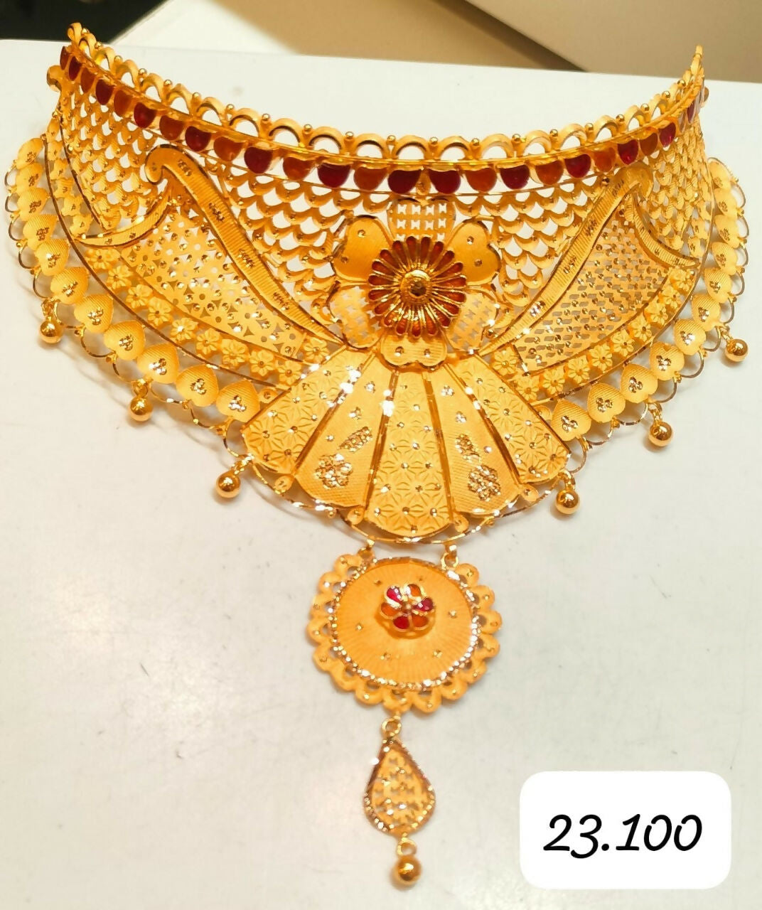 Gold Choker Sarafa Bazar India