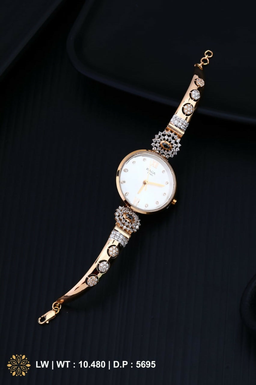 Rose Gold Ladies Watch Sarafa Bazar India