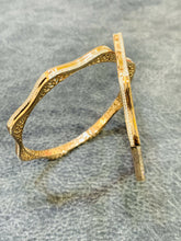 Rose Gold Hollow Bangles Sarafa Bazar India