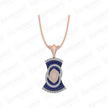 14K Gold Diamond Pendant Sets – Artistic Shine Sarafa Bazar India