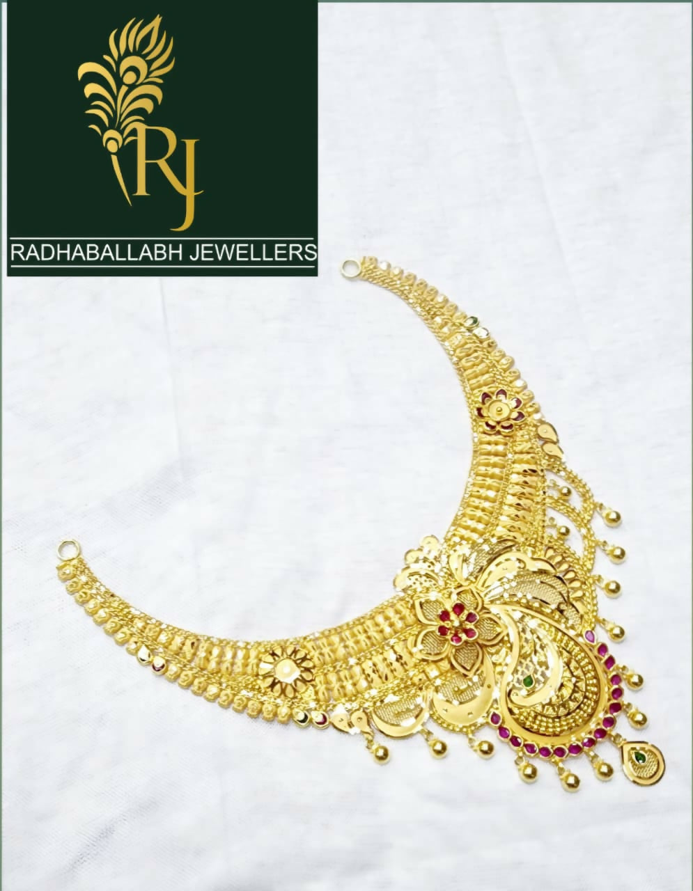 Gold Necklace Sarafa Bazar India