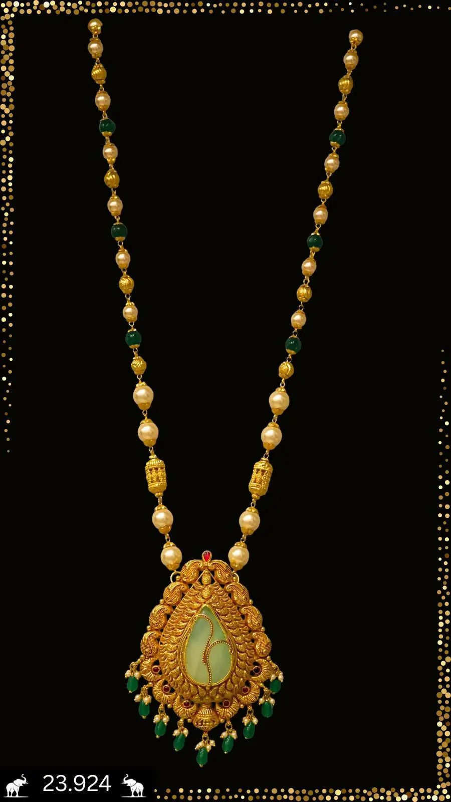 Antique Chain Pendant Sarafa Bazar India