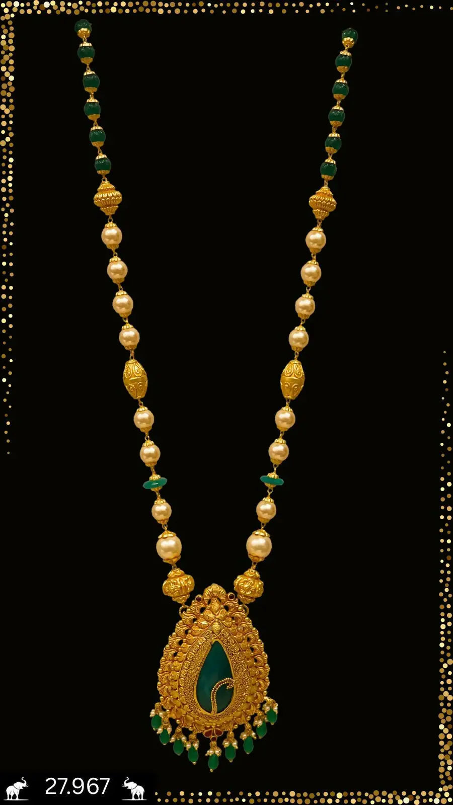 Antique Chain Pendant Sarafa Bazar India