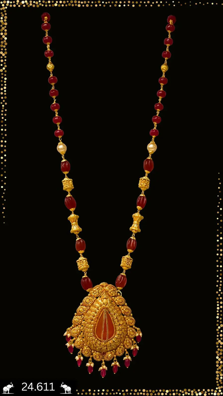 Antique Chain Pendant Sarafa Bazar India