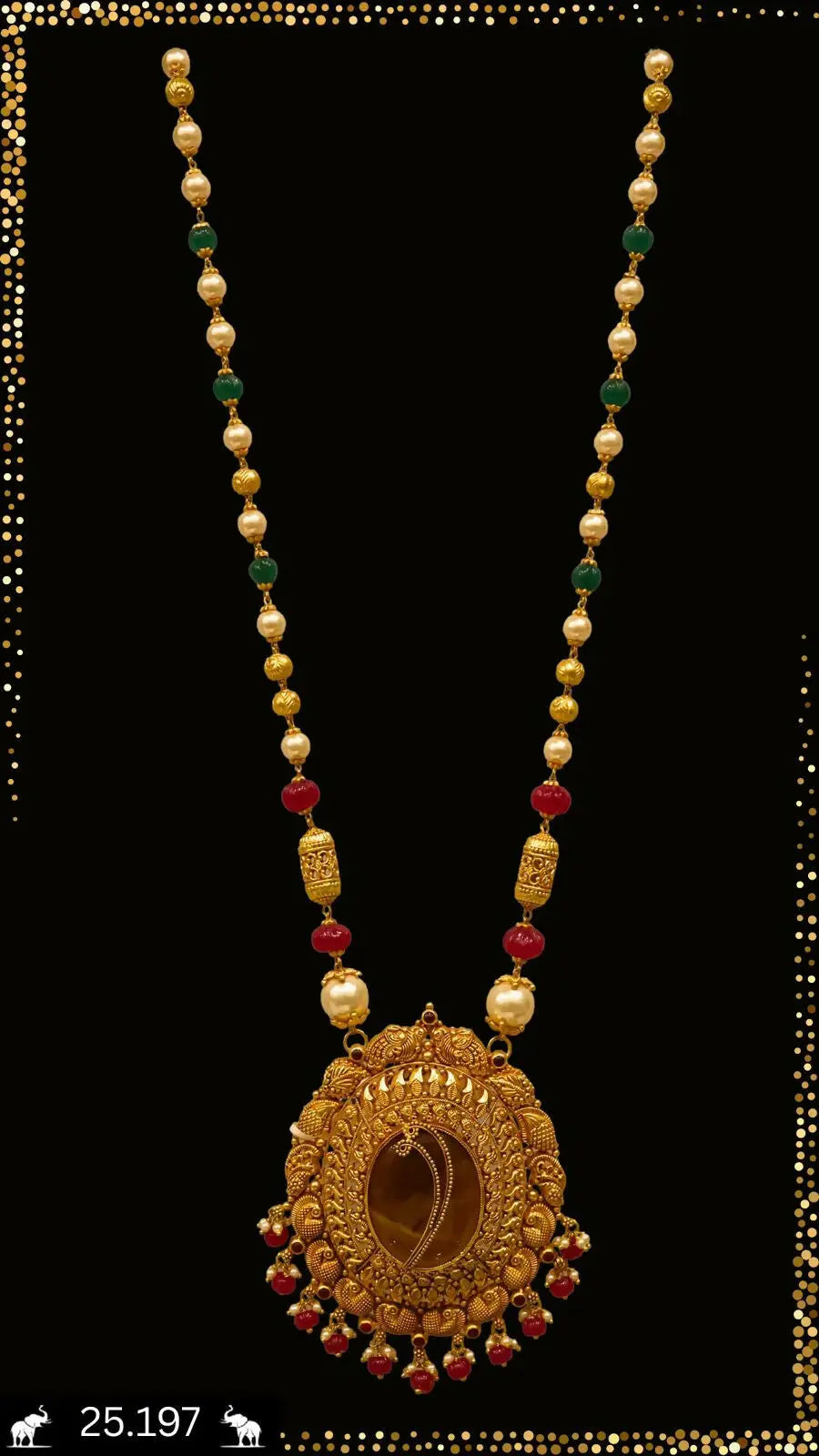 Antique Chain Pendant Sarafa Bazar India