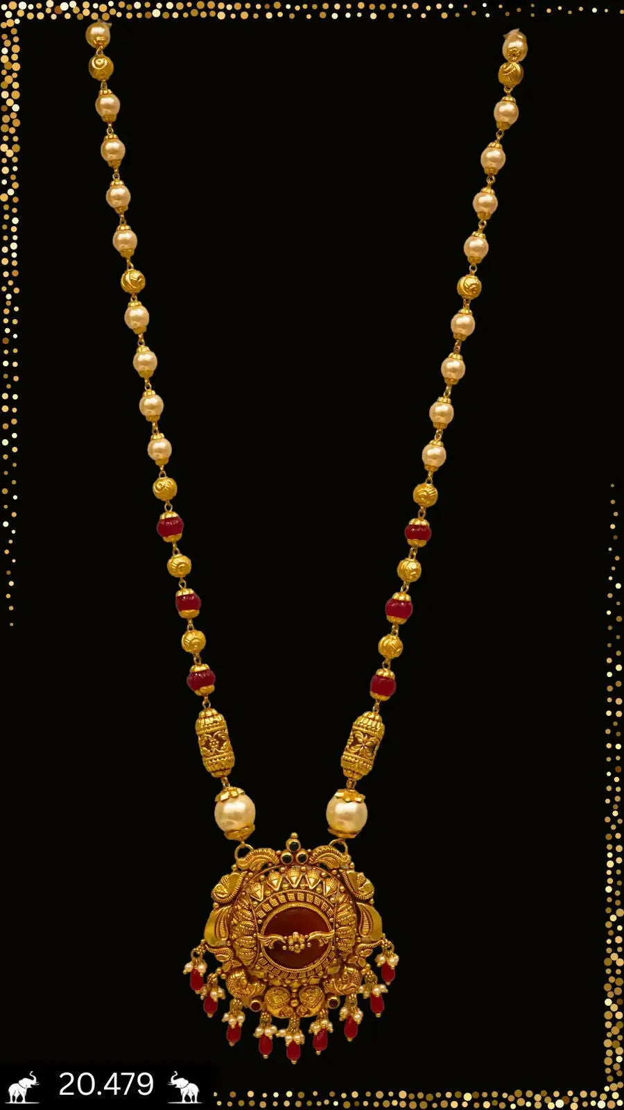 Antique Chain Pendant Sarafa Bazar India