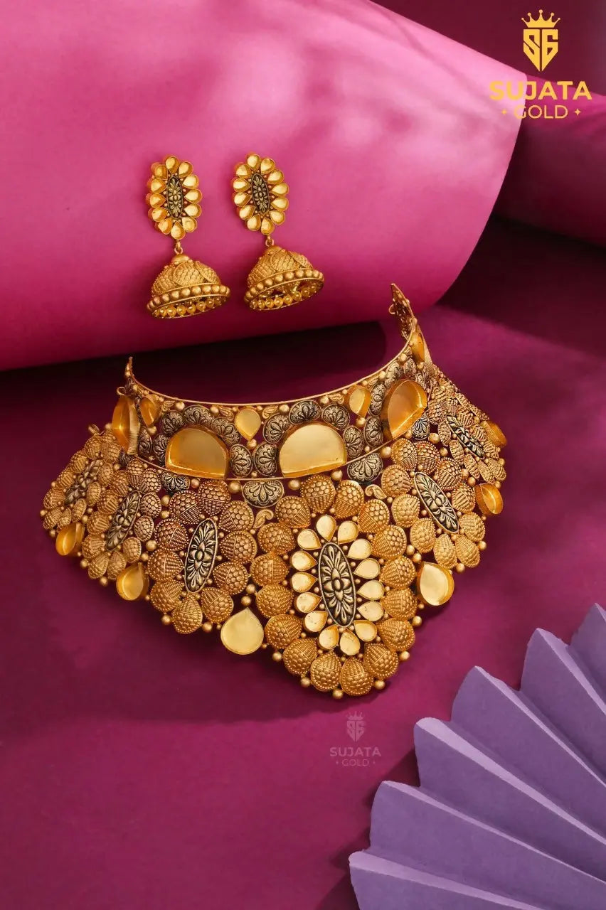 Antique Fusion Choker Khoka Sarafa Bazar India