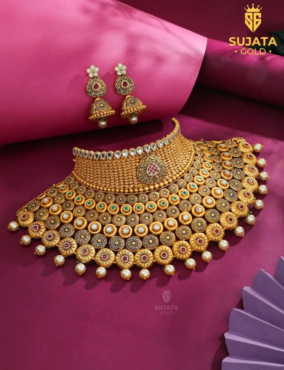 Antique Fusion Choker Sarafa Bazar India