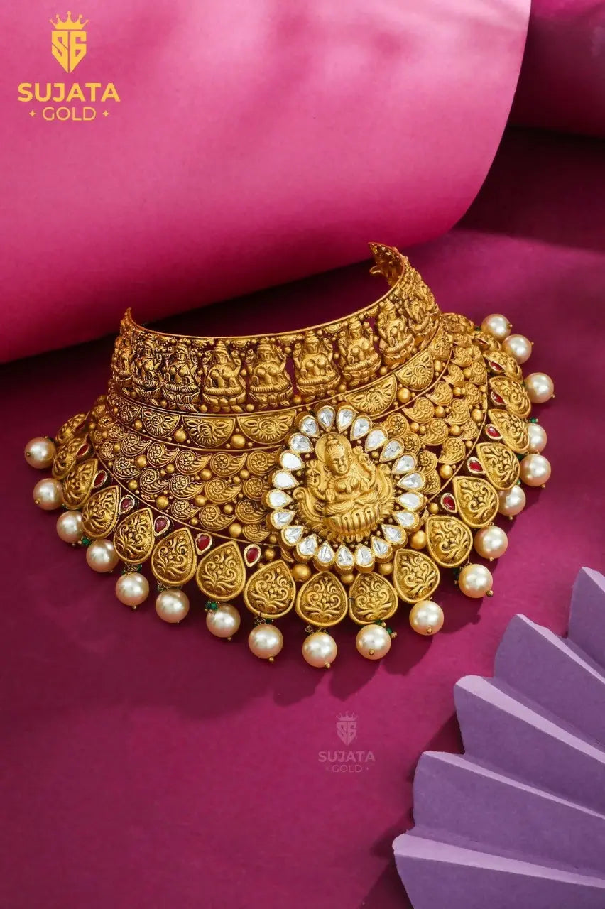 Antique Fusion Choker Sarafa Bazar India