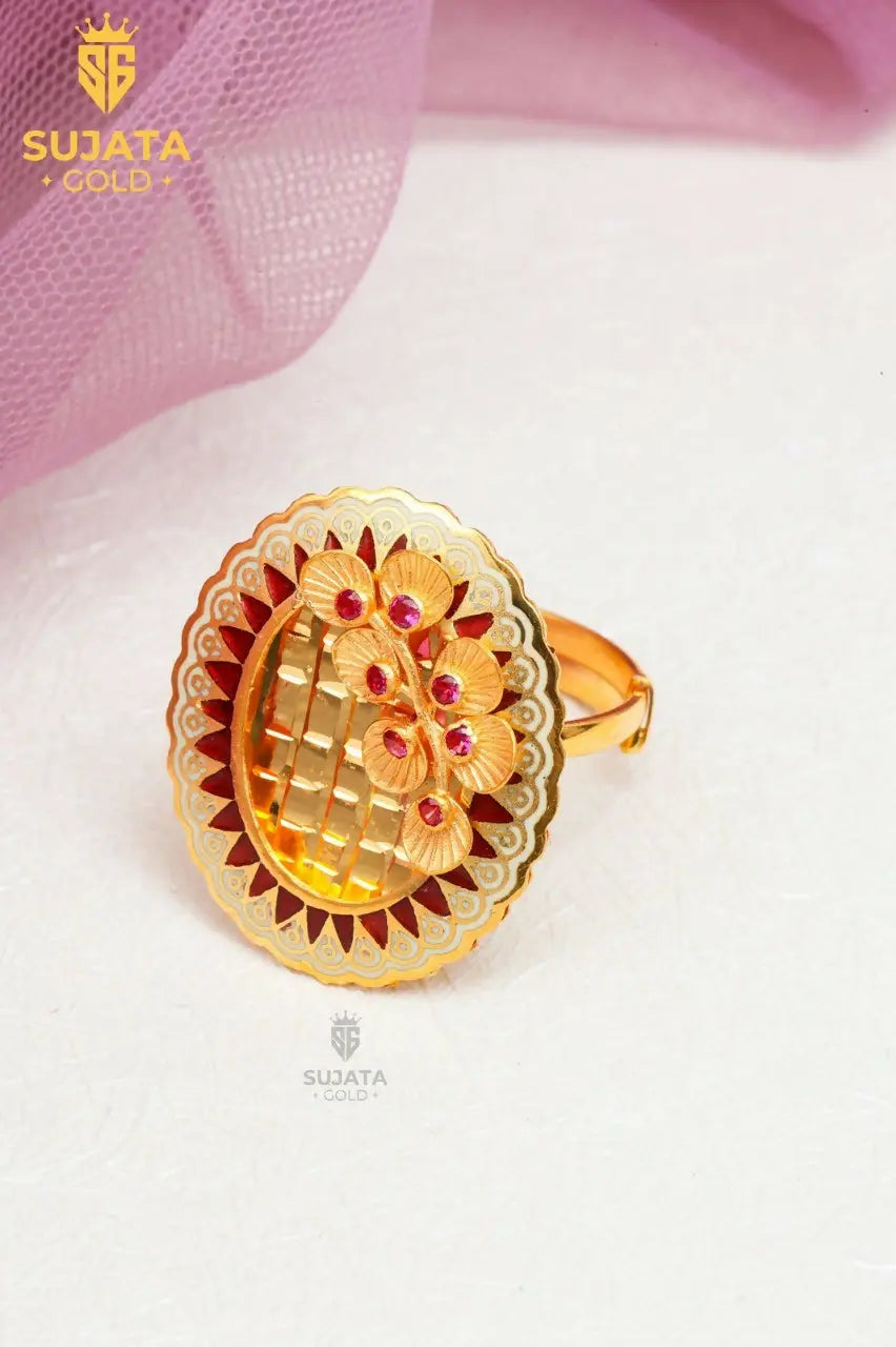 Antique Fusion Ladies Ring Sarafa Bazar India