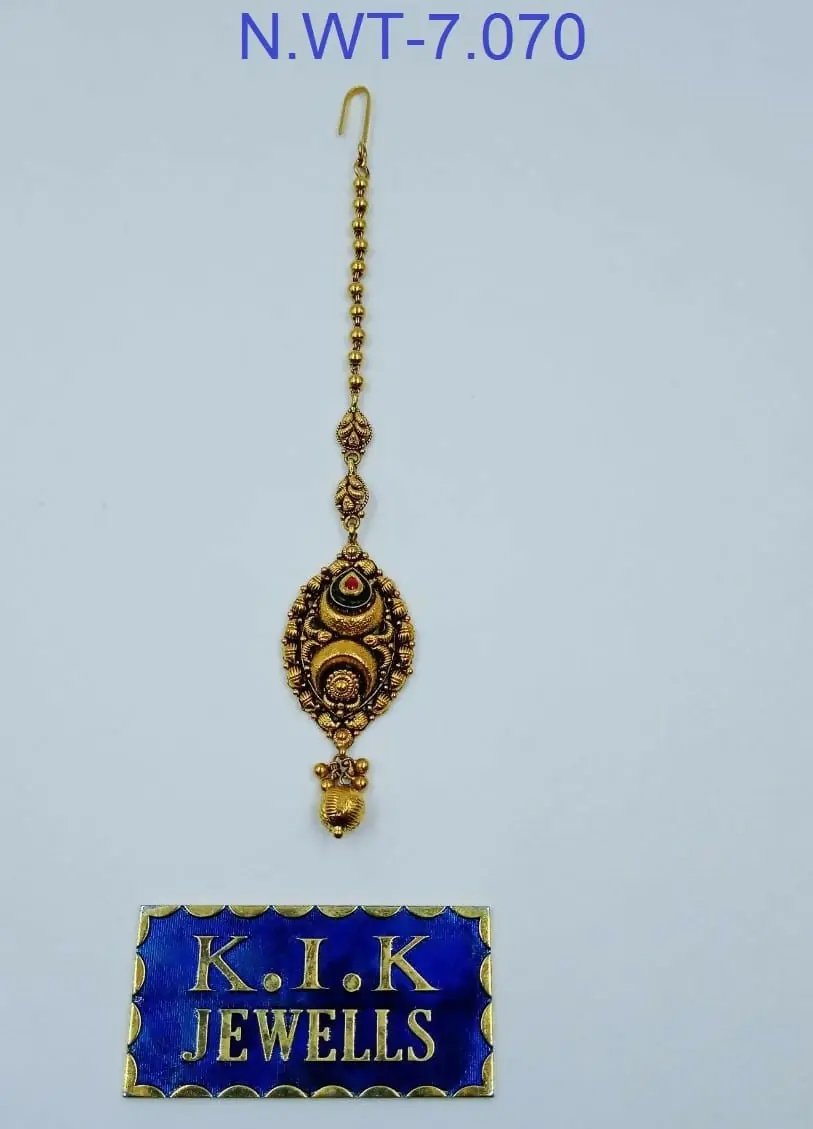 Antique Maang Tikka Sarafa Bazar India