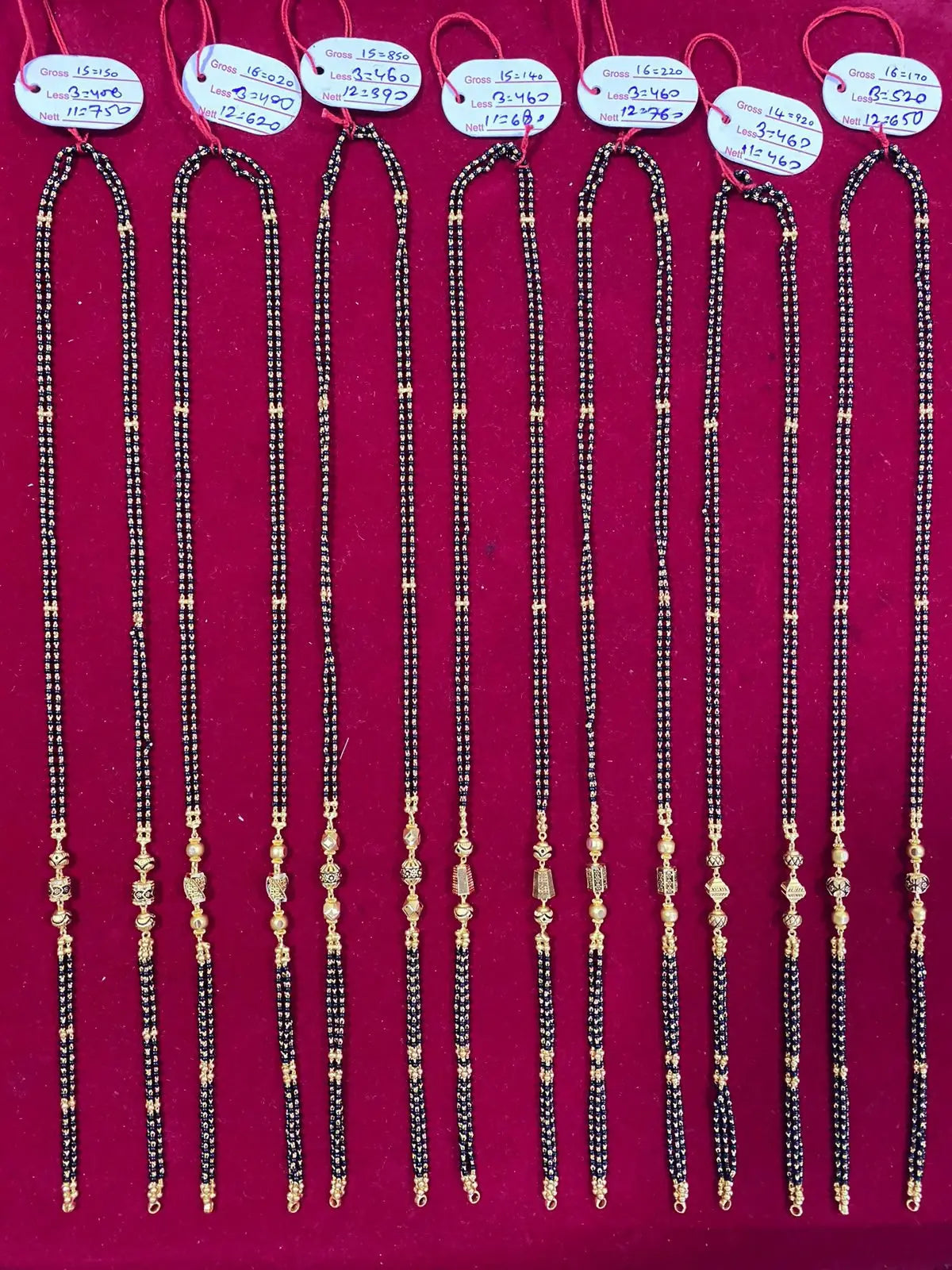 Antique Mangalsutra Chains Sarafa Bazar India