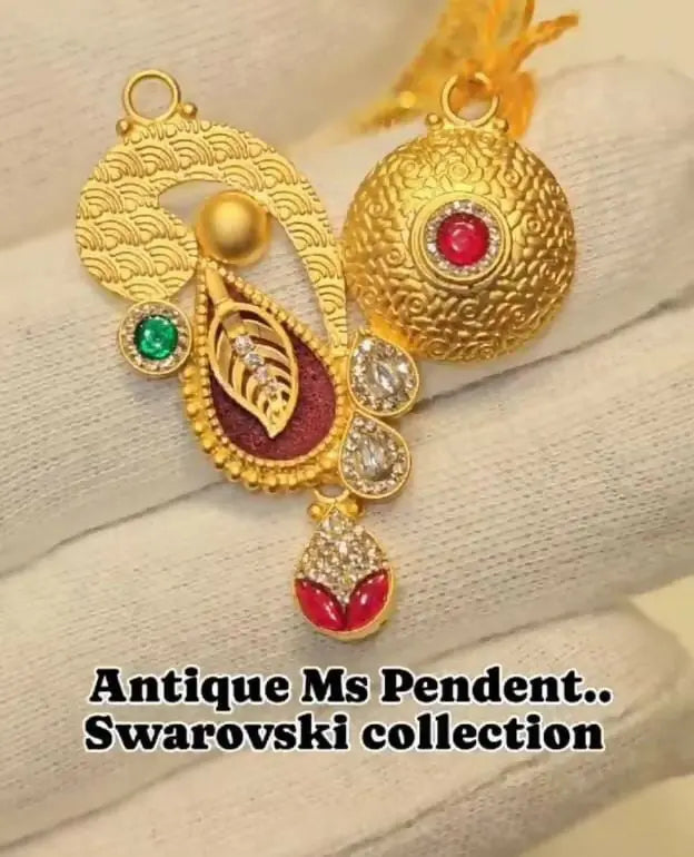 Antique Ms Pendant Sarafa Bazar India