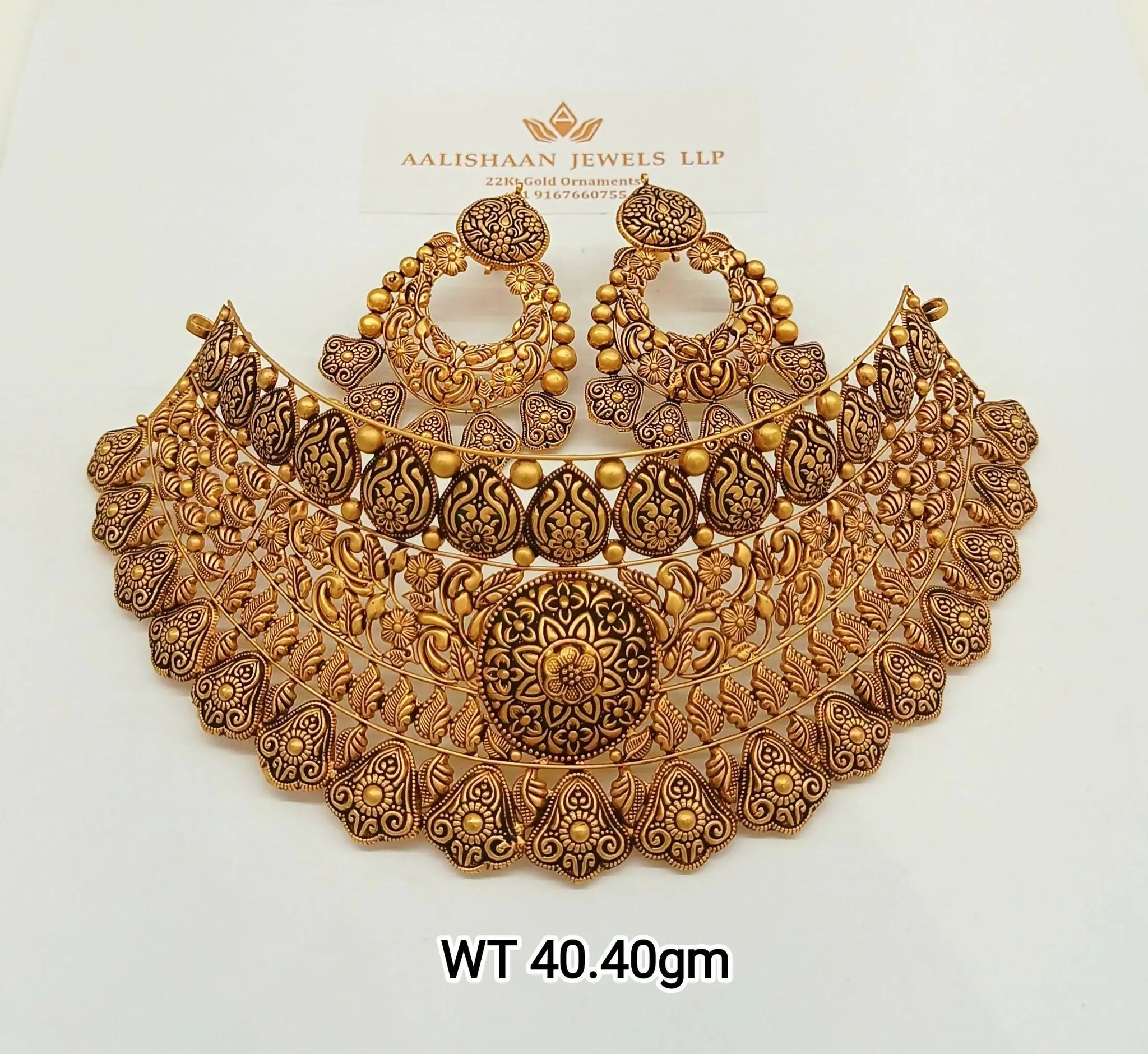 Antique Necklace Set Sarafa Bazar India