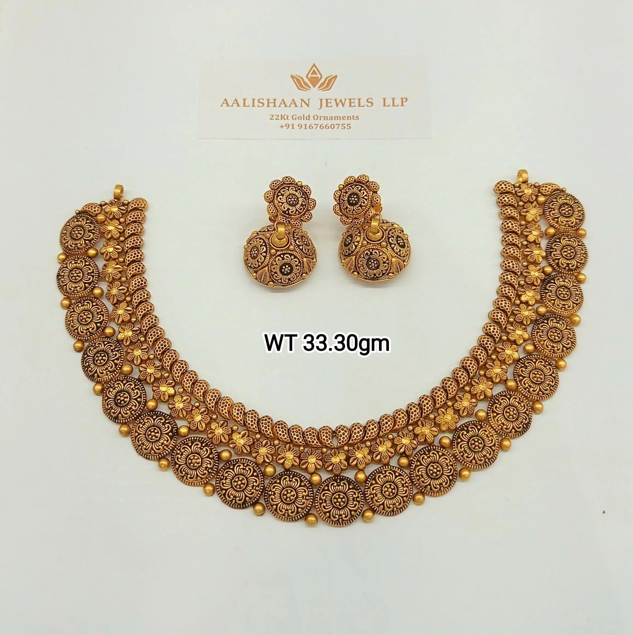 Antique Necklace Set Sarafa Bazar India