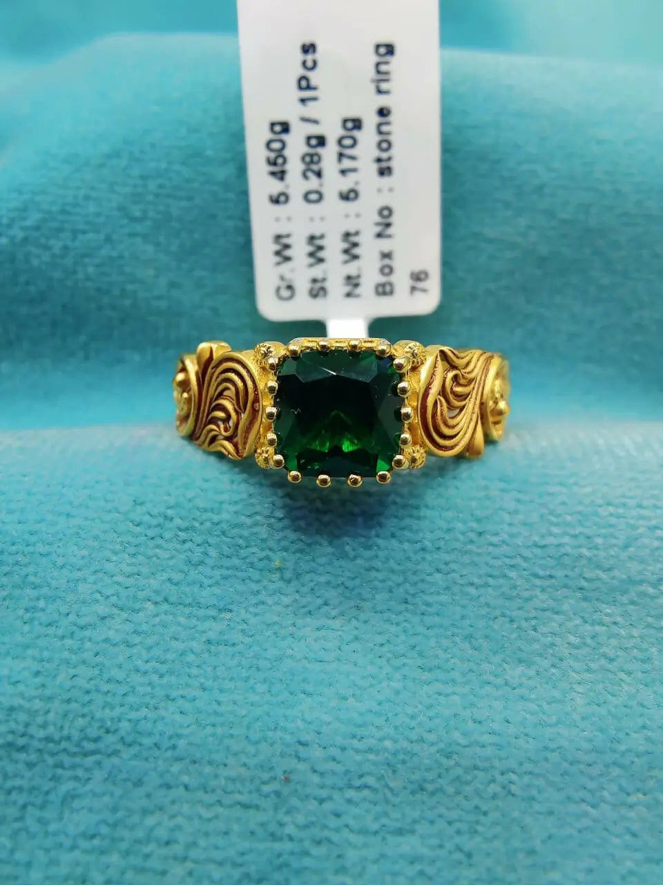 Antique Stone Ladies Ring Sarafa Bazar India