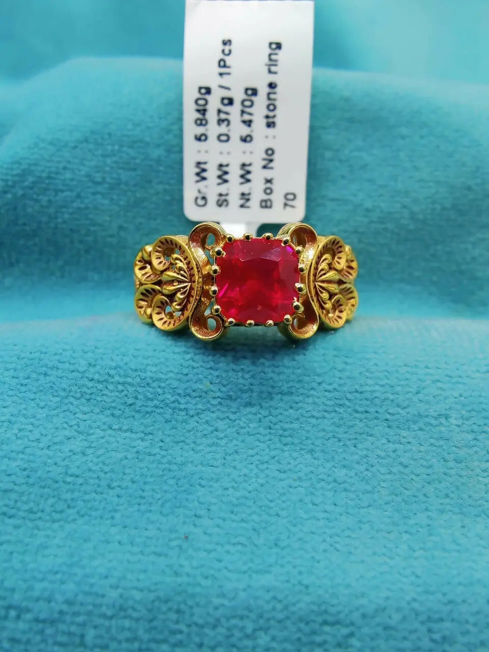 Antique Stone Ladies Ring Sarafa Bazar India