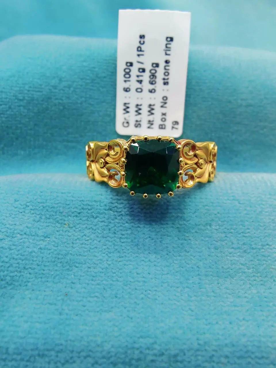 Antique Stone Ladies Ring Sarafa Bazar India