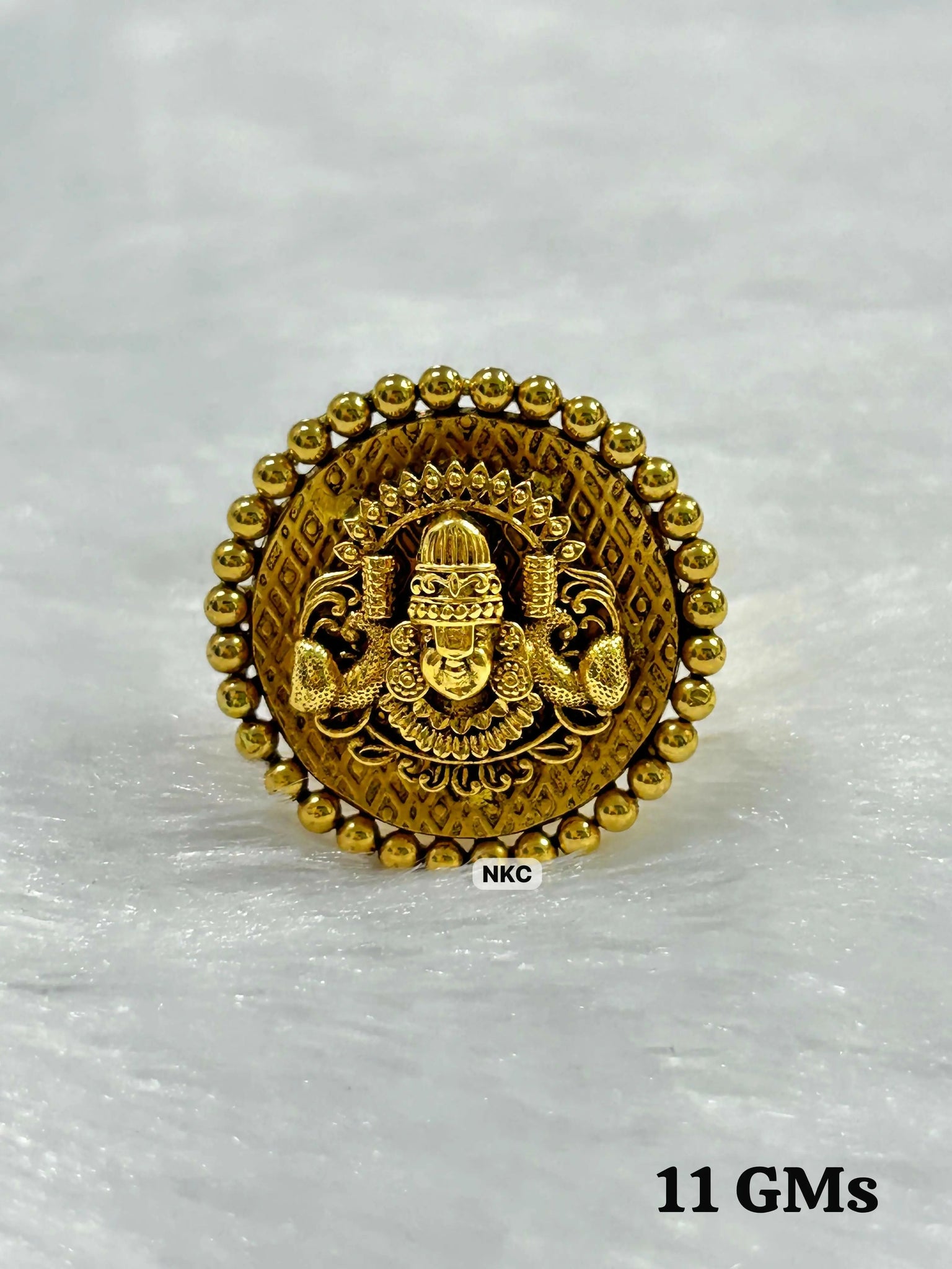 Antique Temple Ring Sarafa Bazar India