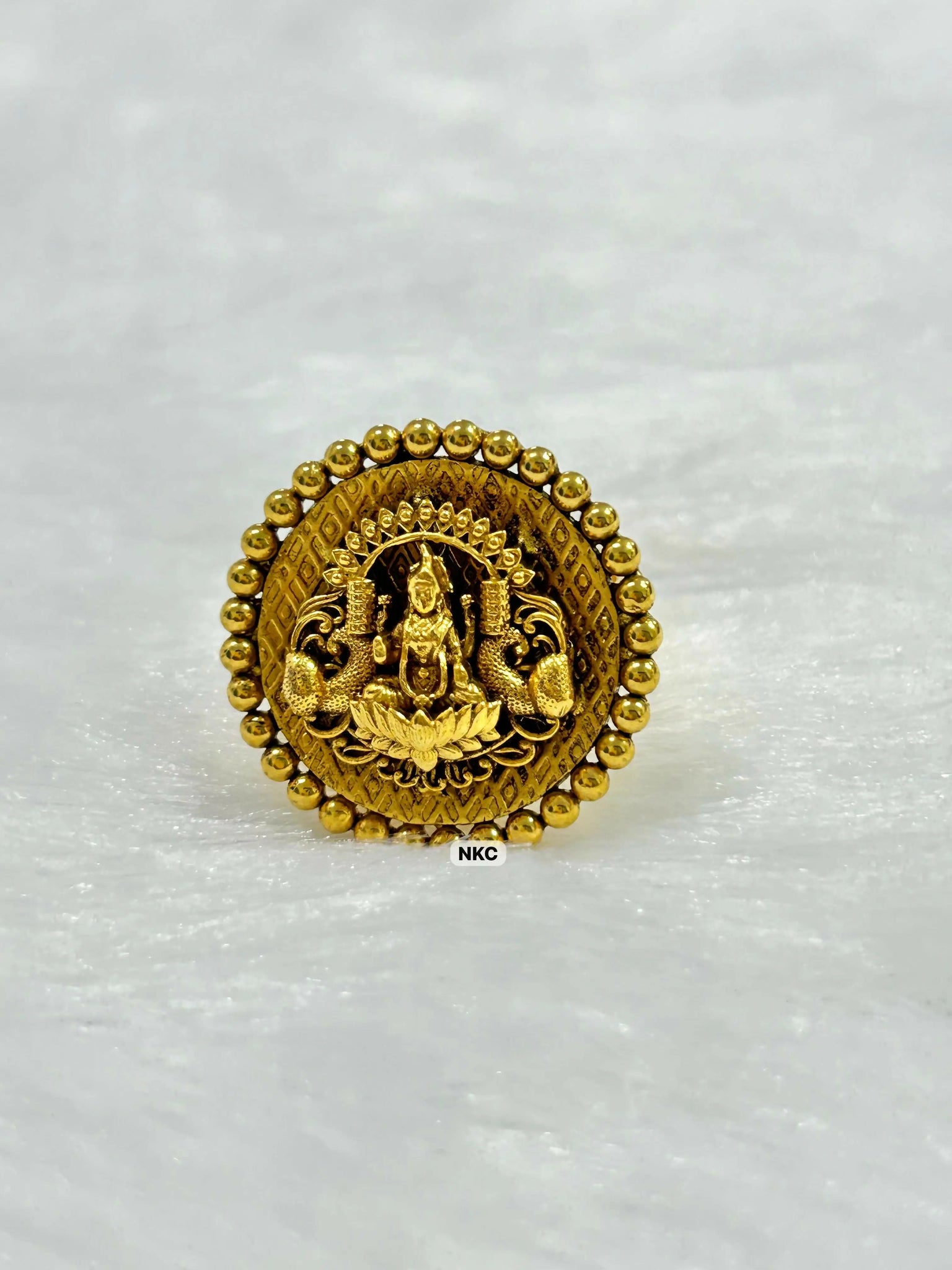 Antique Temple Ring Sarafa Bazar India