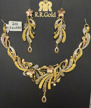 Ari Cutting (Rhodium and Rose Gold Handmade Sets) Sarafa Bazar India