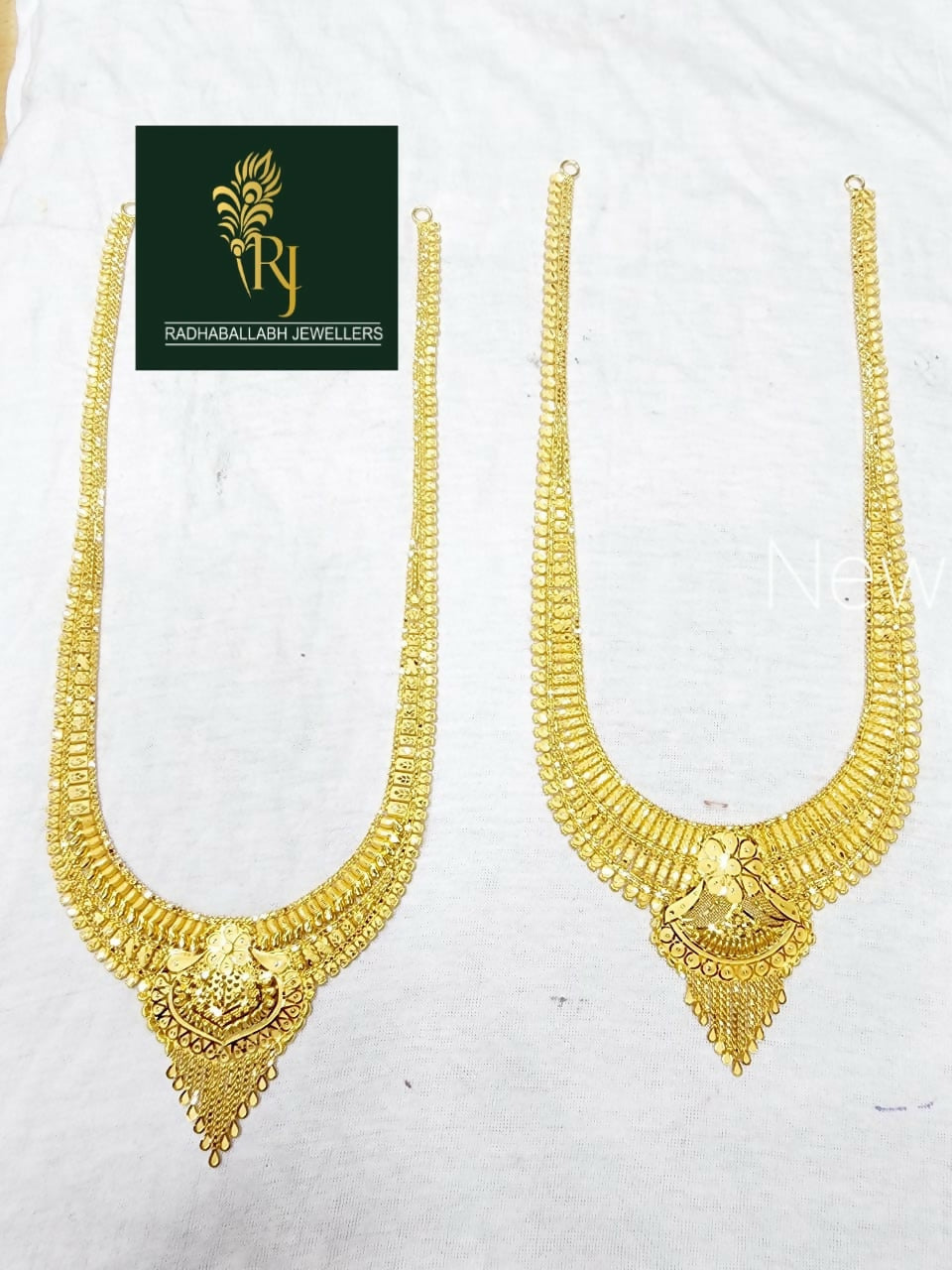 Gold Long Set Sarafa Bazar India