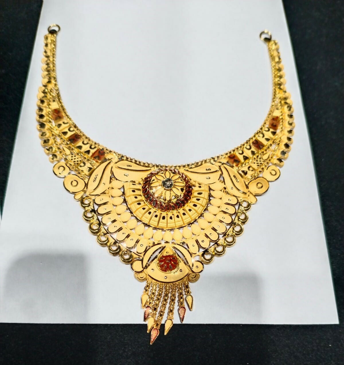 Gold Necklace Sarafa Bazar India