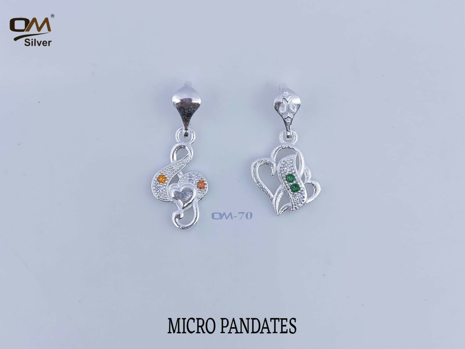 Silver Micro Pendants Sarafa Bazar India