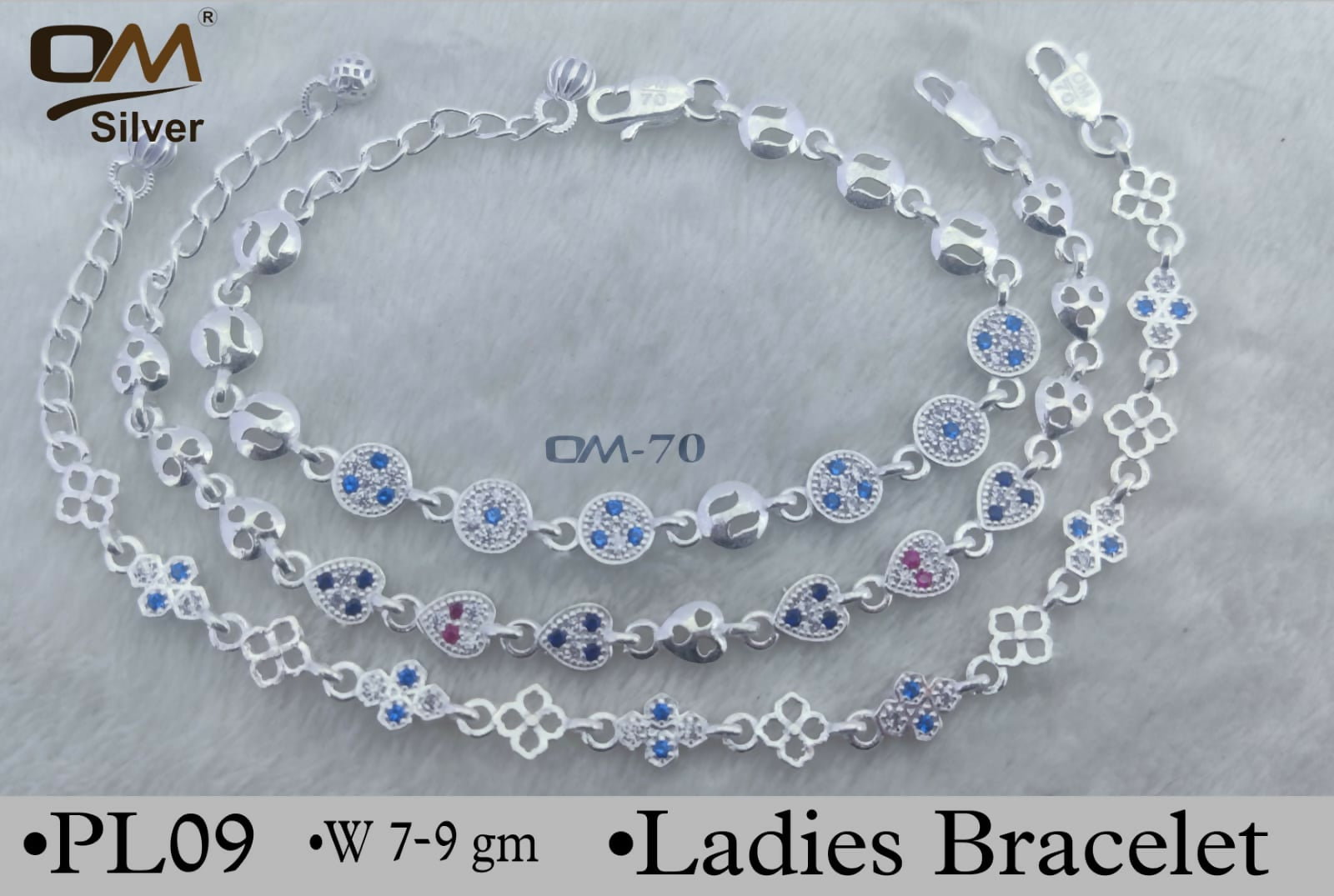 Silver Ladies Bracelet Sarafa Bazar India