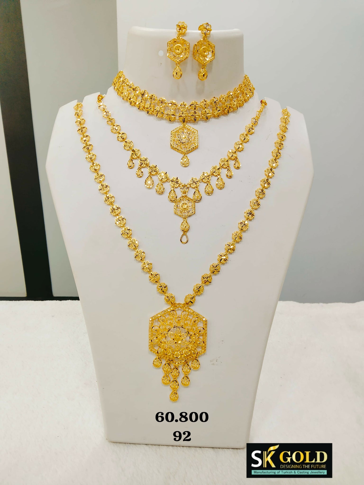 22kt Turkey Bridal Set Sarafa Bazar India