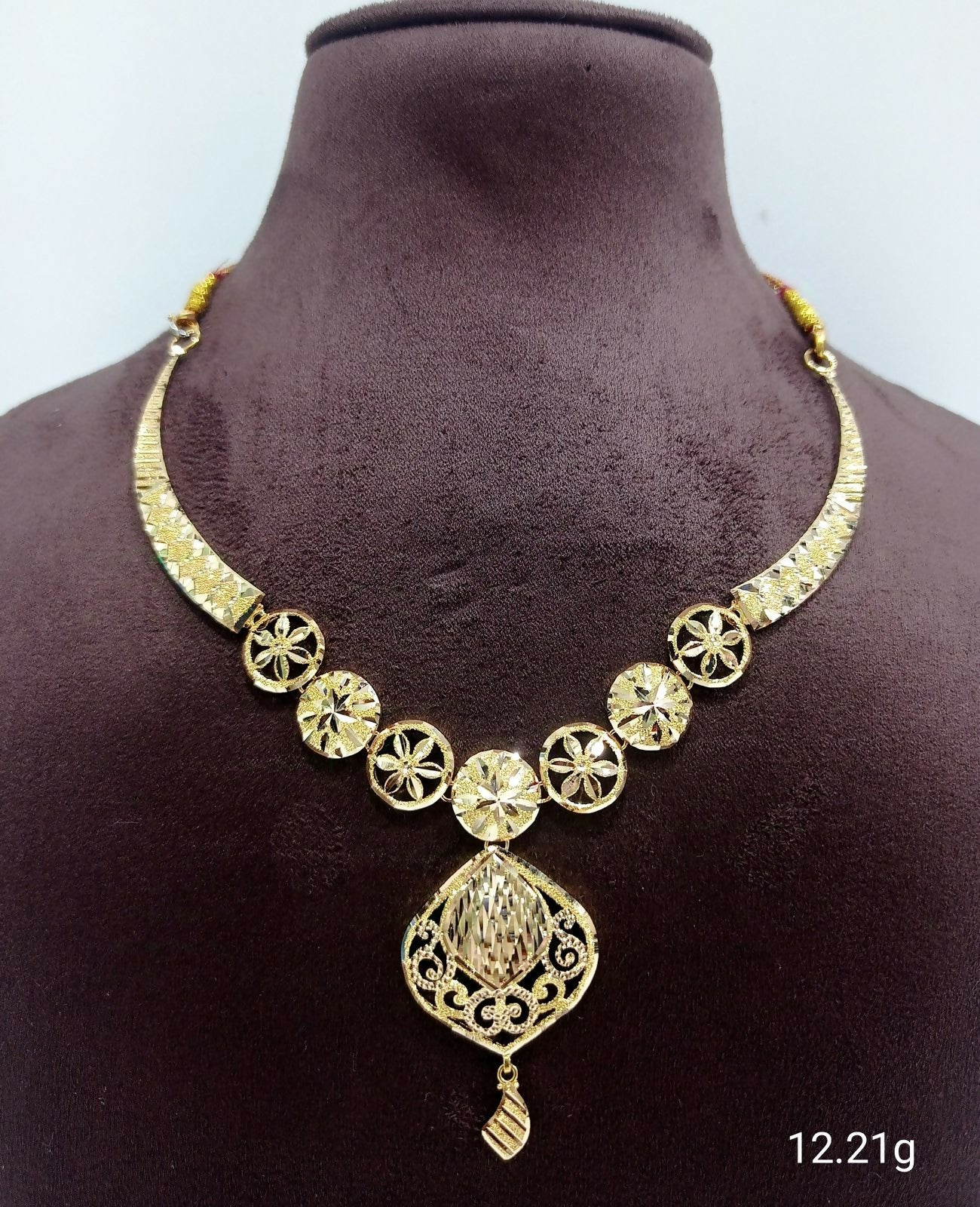 Gold Necklace Sarafa Bazar India