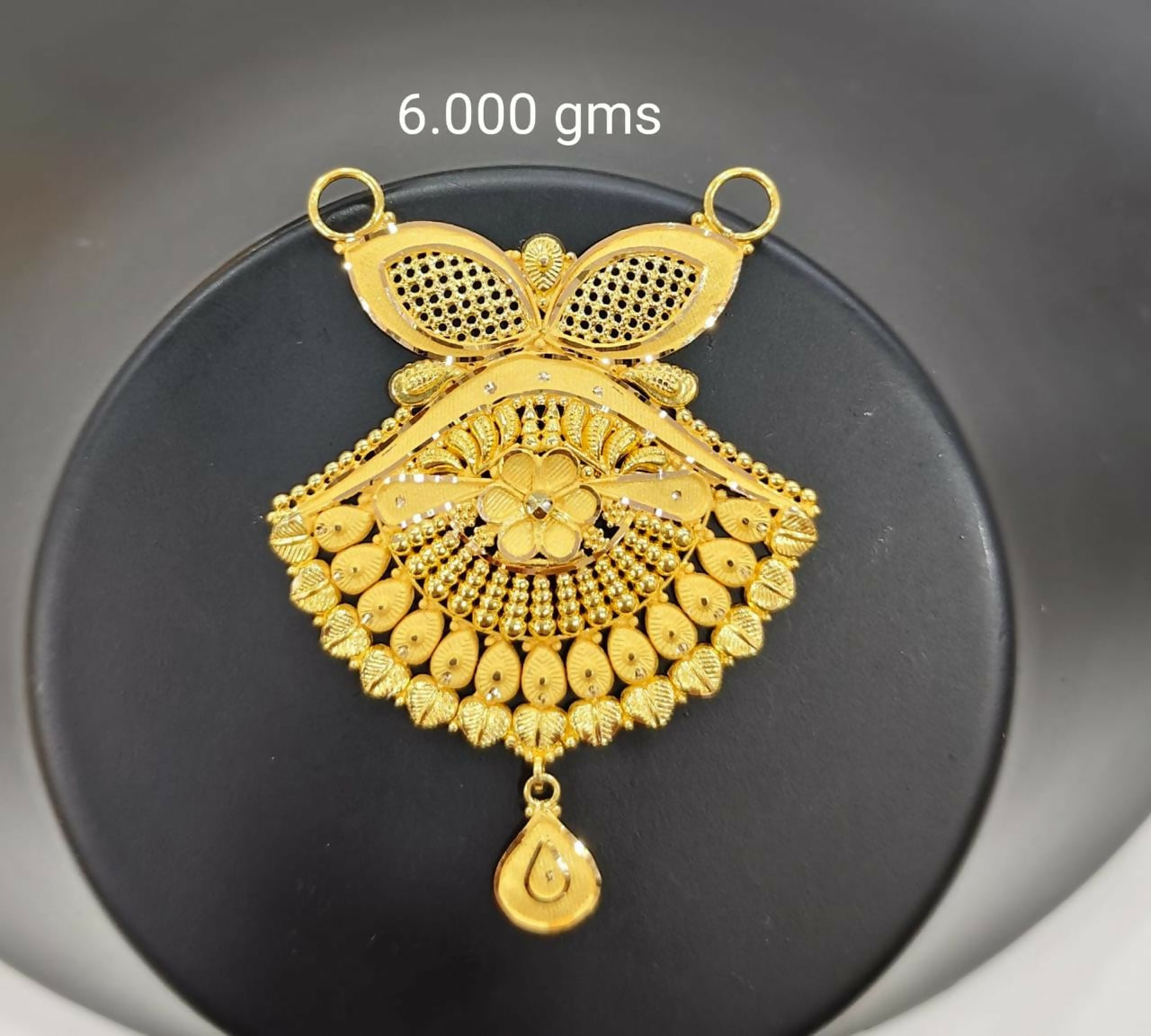 Gold Mangalsutra Pendant Sarafa Bazar India