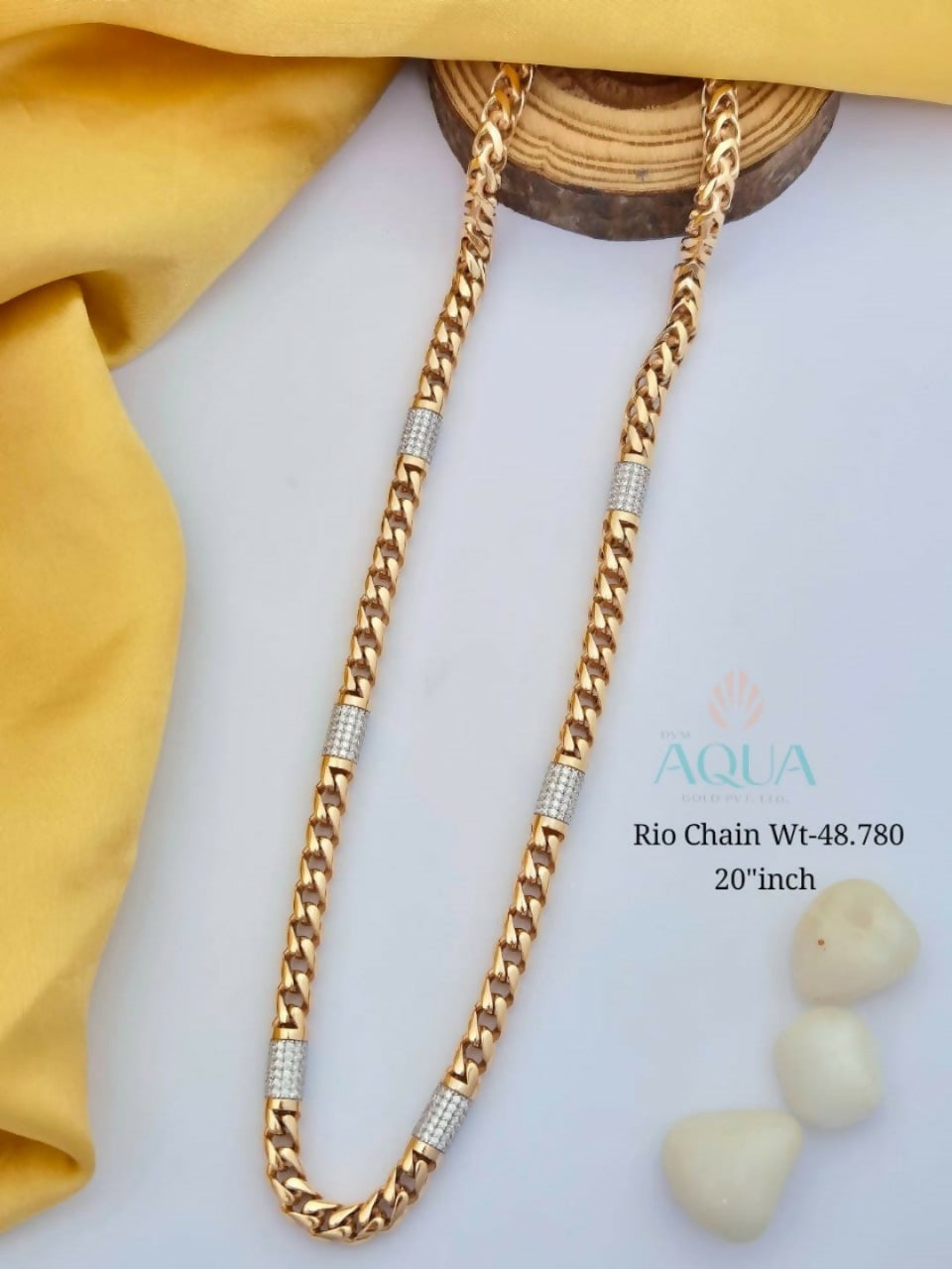 18kt Italian Gents Chain Sarafa Bazar India