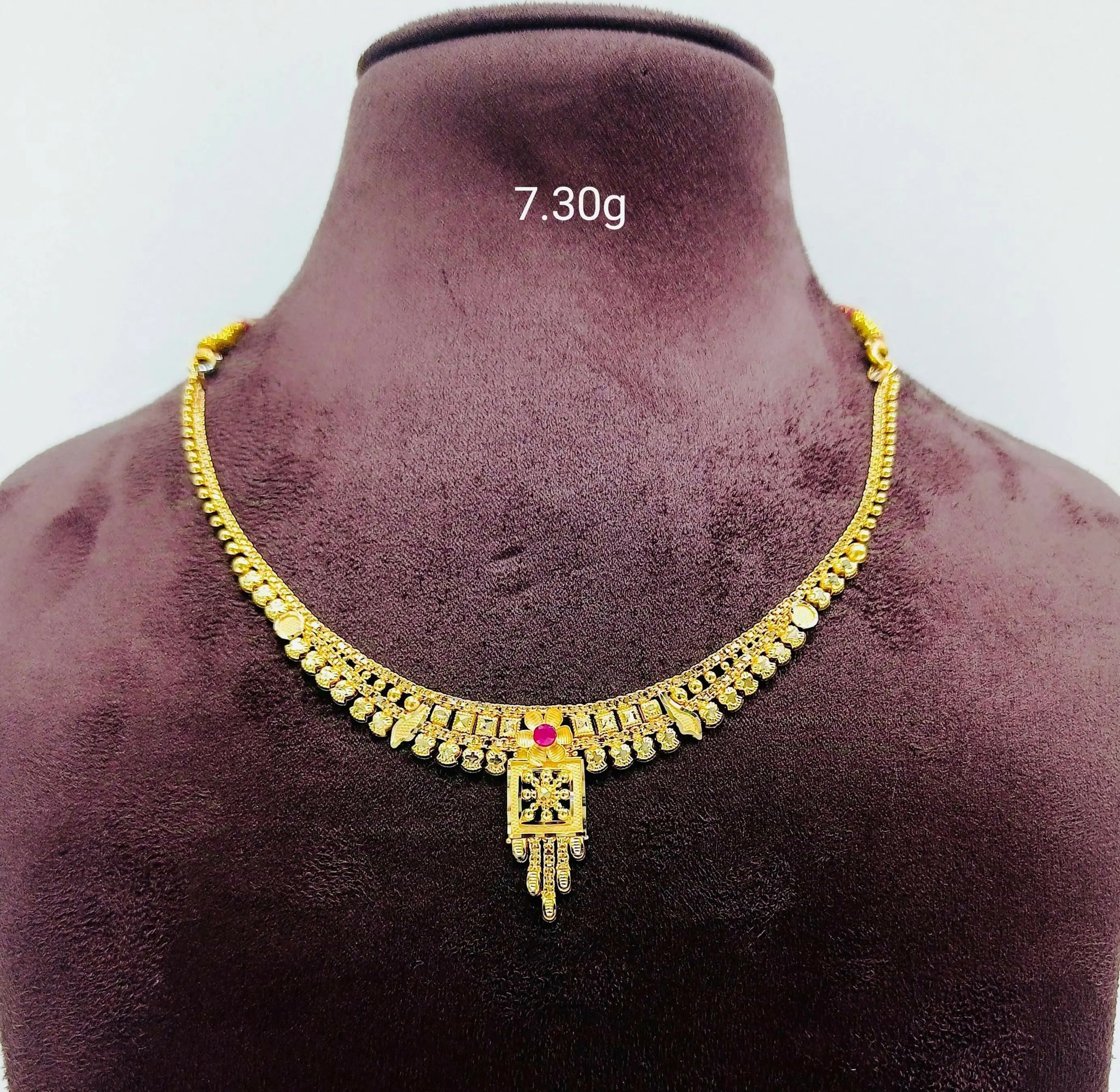 Bengali Light Weight Necklace Sarafa Bazar India