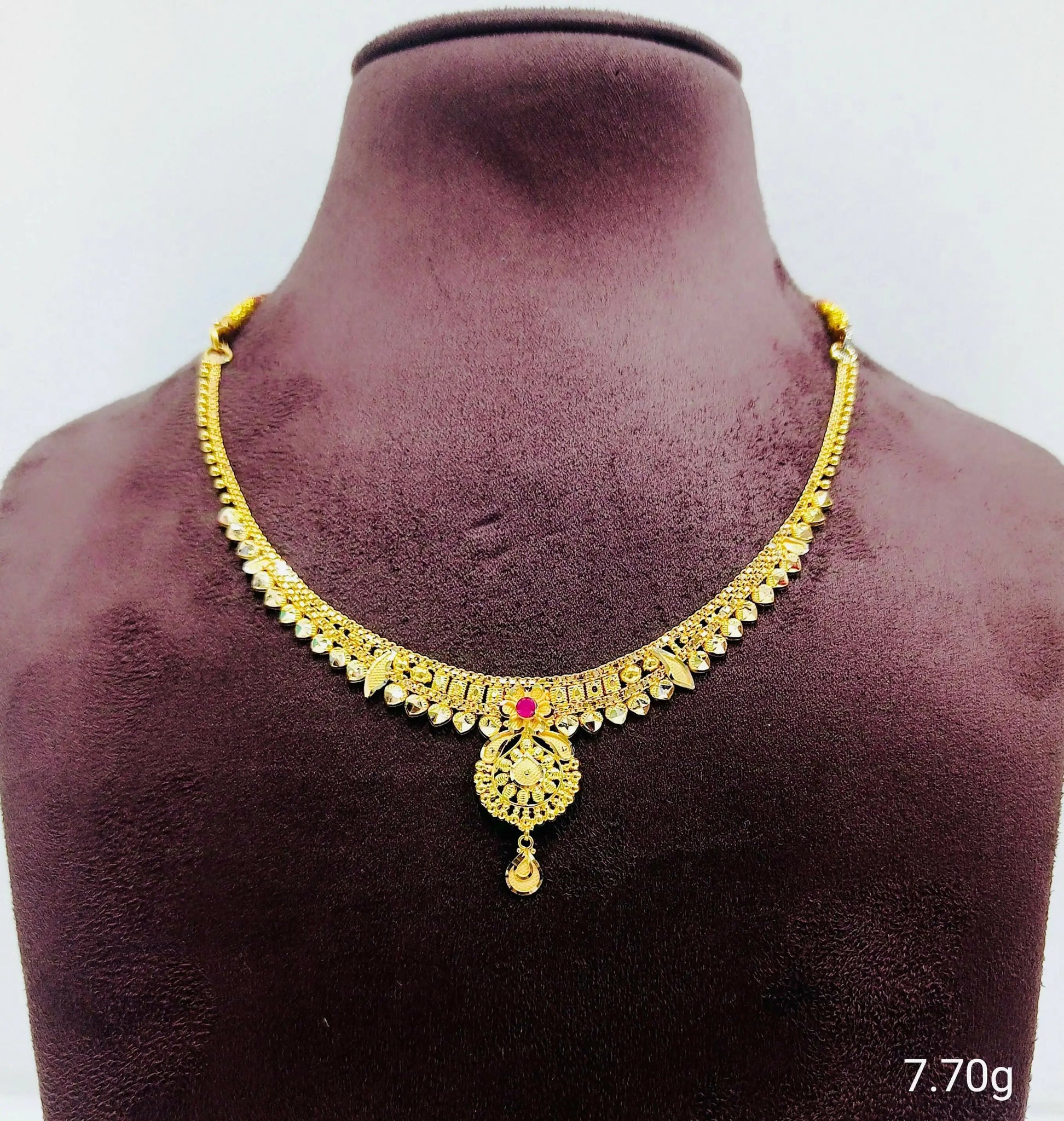 Bengali Light Weight Necklace Sarafa Bazar India