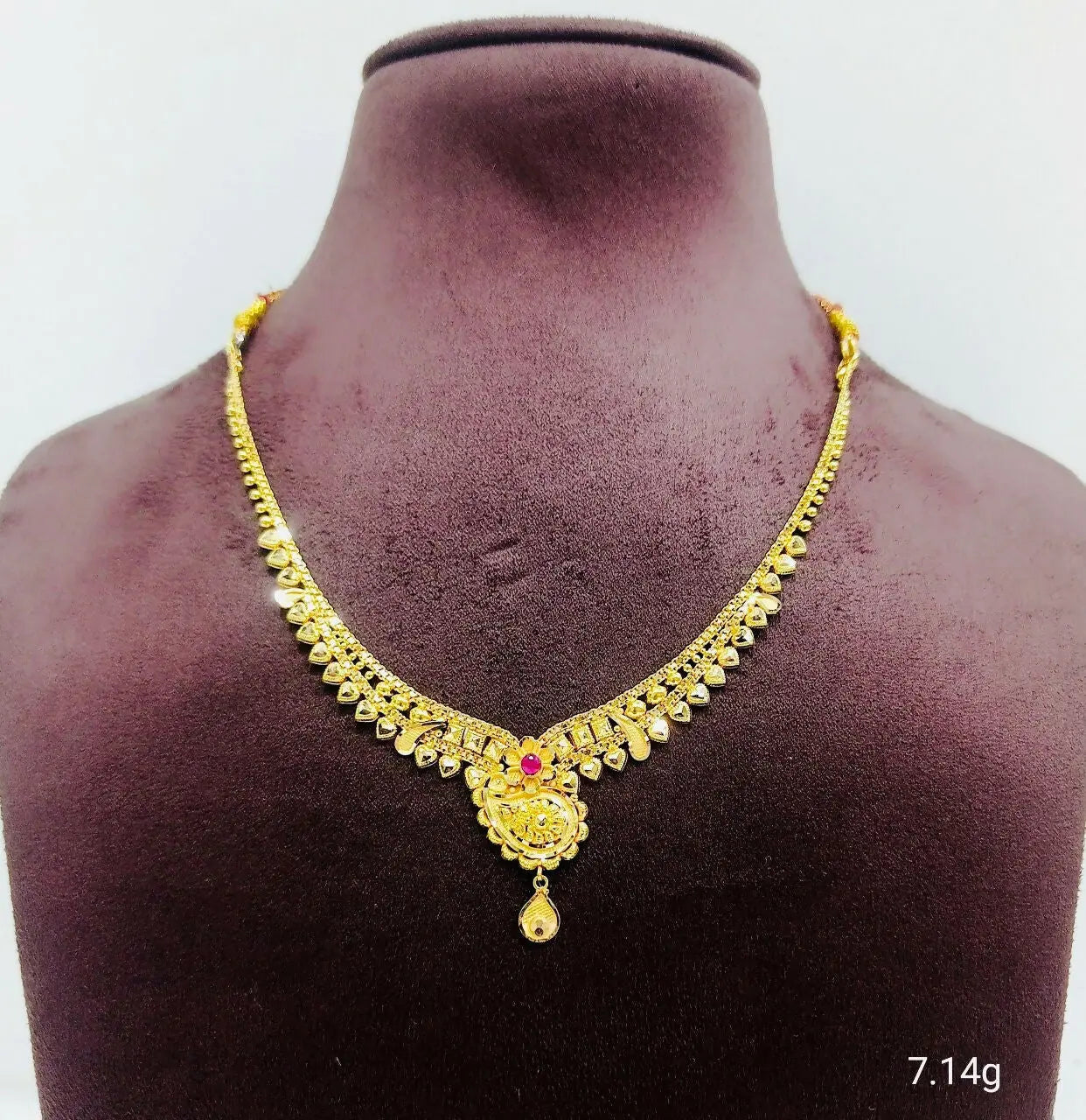 Bengali Light Weight Necklace Sarafa Bazar India