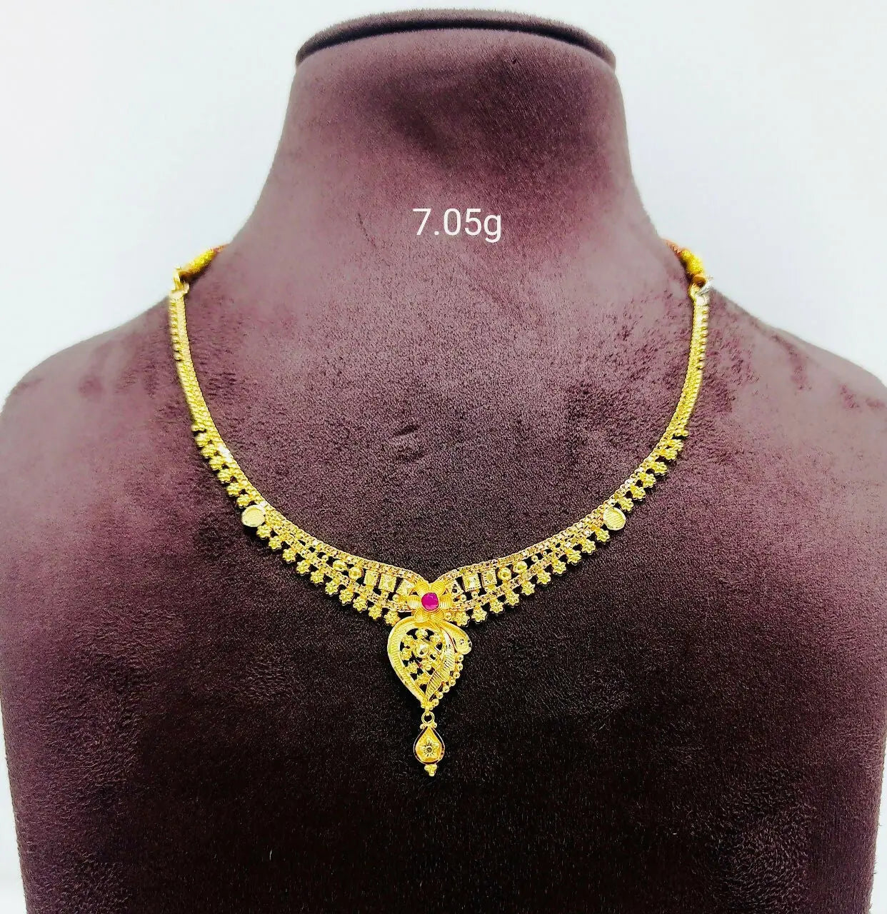 Bengali Light Weight Necklace Sarafa Bazar India