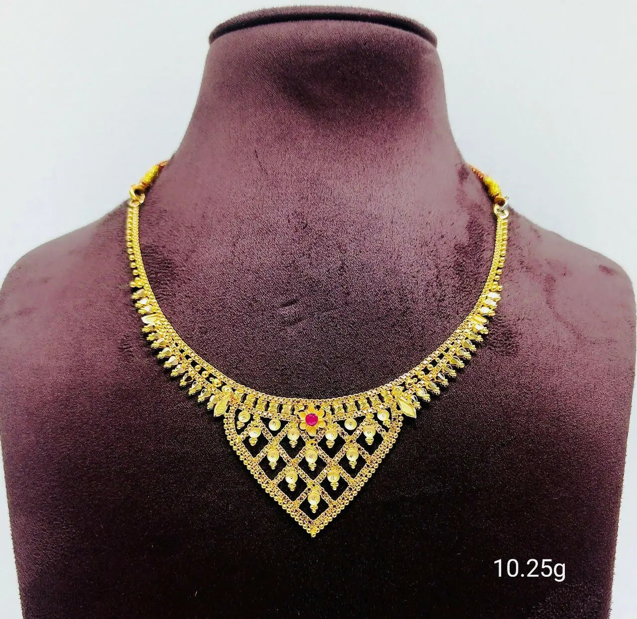 Bengali Light Weight Necklace Sarafa Bazar India