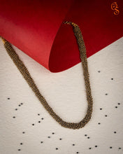 Black Diamond Beads Bunch Necklace Sarafa Bazar India